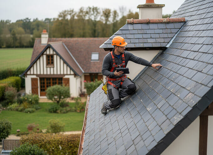 réparation fuite toiture à Orléans